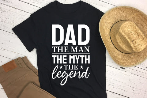 Dad the Man the Myth the Legend, Father's Day SVG Cut File SVG CraftLabSVG 