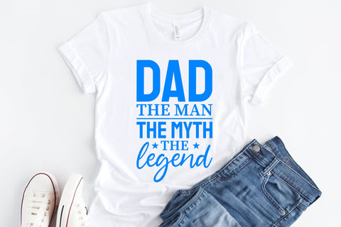 Dad the Man the Myth the Legend, Father's Day SVG Cut File SVG CraftLabSVG 