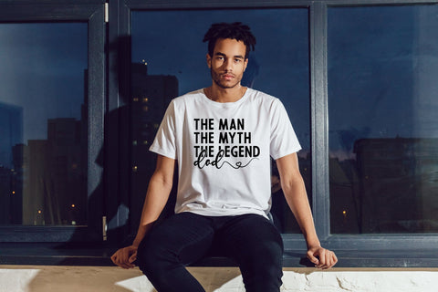 Dad The Man The Myth The Legend Svg Png Files, Dad Svg, Father Svg, Fathers Day Svg, Dad Quote Svg, Best Dad Ever Svg, Daddy Svg, Cheer dad svg SVG DesignDestine 