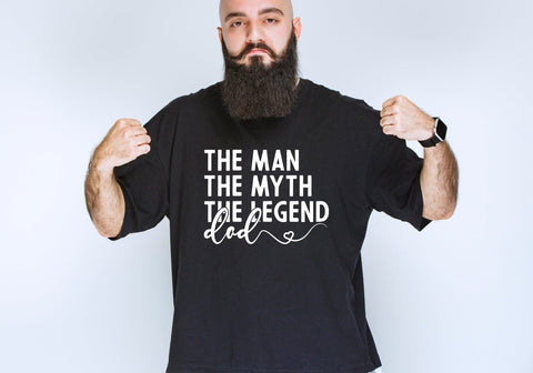Dad The Man The Myth The Legend Svg Png Files, Dad Svg, Father Svg, Fathers Day Svg, Dad Quote Svg, Best Dad Ever Svg, Daddy Svg, Cheer dad svg SVG DesignDestine 