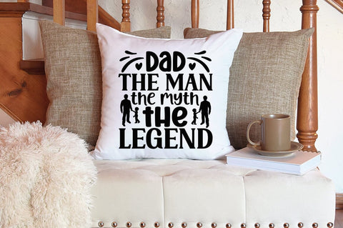 Dad the man the myth the legendSVG Design SVG Designangry 