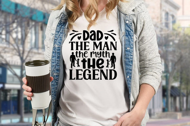Dad the man the myth the legendSVG Design SVG Designangry 