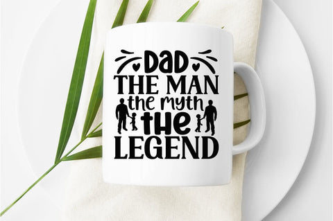 Dad the man the myth the legendSVG Design SVG Designangry 