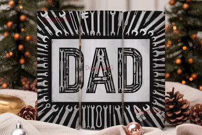 Dad Tools 20oz Tumbler Wrap Sublimation DesignSVG 