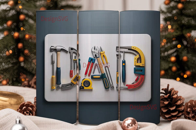 Dad Tools 20oz Tumbler Wrap Sublimation DesignSVG 