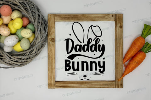 Daddy bunny Svg Design SVG Regulrcrative 