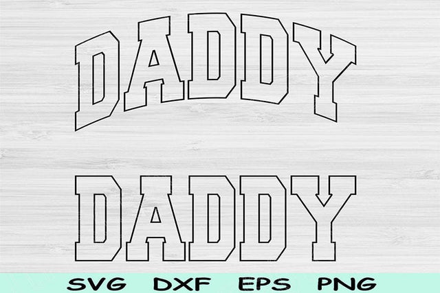 Daddy Era Dxf Png Cut Files, Dad Svg, Dad Life Svg Files For Cricut, Father Svg, New Dad Svg Block Text Shirt Sublimation Digital Designs SVG TiffsCraftyCreations 