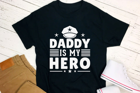 Daddy is My Hero, Police Sayings SVG SVG CraftLabSVG 