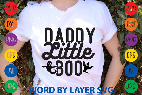 Daddy Little Boo svg design SVG Rafiqul20606 
