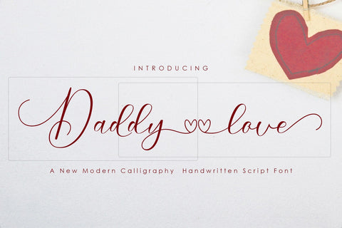 Daddy love Font PolemStudio 