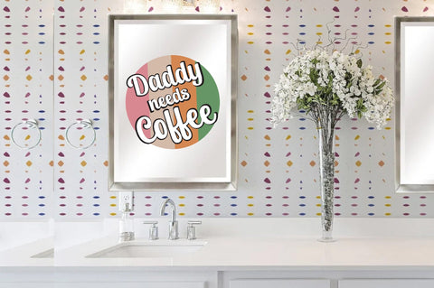 Daddy sublimations, Daddy needs coffee, coffee sublimations, retro sublimations, designs downloads, daddy png, coffee png daddy shirt design Sublimation Jagonath Roy 
