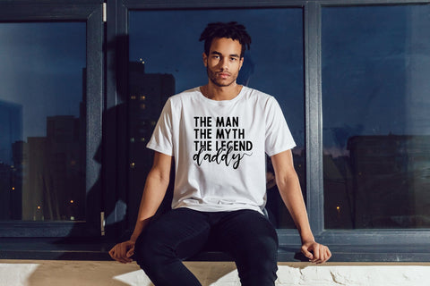 Daddy The Man The Myth The Legend Svg Png Files, Dad Svg, Father Svg, Fathers Day Svg, Dad Quote Svg, Best Dad Ever Svg, Daddy Svg, Cheer dad svg SVG DesignDestine 