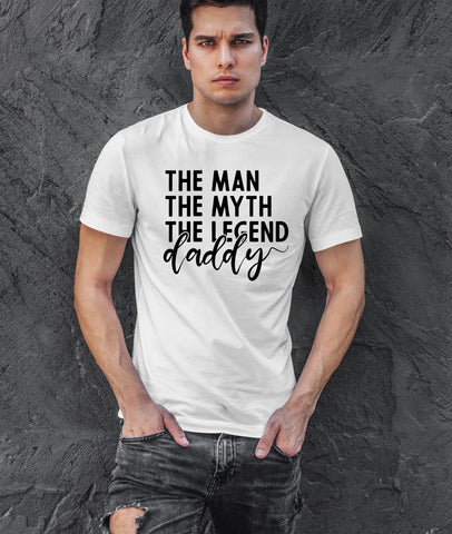 Daddy The Man The Myth The Legend Svg Png Files, Dad Svg, Father Svg, Fathers Day Svg, Dad Quote Svg, Best Dad Ever Svg, Daddy Svg, Cheer dad svg SVG DesignDestine 