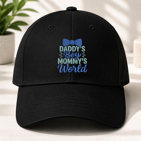 Daddy’s Boy Mommy’s World Machine Embroidery Design – Baby Boy Family Embroidery File Embroidery/Applique DESIGNS PatternFeed8 