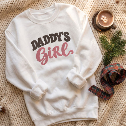 Daddy's Girl Embroidery Design – Cute Daddy's Little Girl Script Machine Embroidery File – Baby Girl Father's Day Design Embroidery/Applique DESIGNS PatternFeed8 