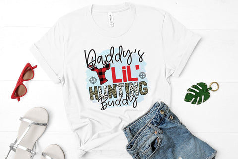 Daddy's Lil Hunting Buddy | Hunting Sublimation Sublimation CraftLabSVG 