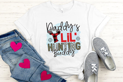Daddy's Lil Hunting Buddy | Hunting Sublimation Sublimation CraftLabSVG 