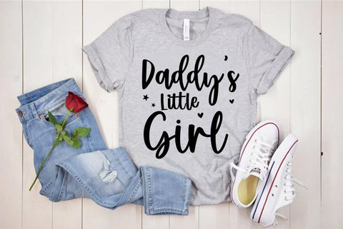 Daddys little girl, Father's Day Dad SVG Design, Father's Day T-shirt SVG FiveStarCrafting 