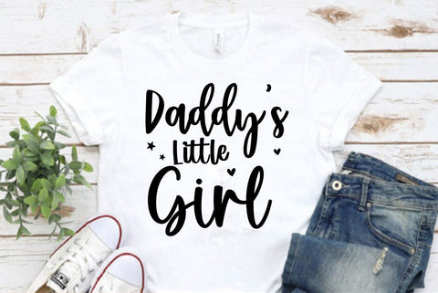 Daddys little girl, Father's Day Dad SVG Design, Father's Day T-shirt SVG FiveStarCrafting 