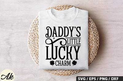 Daddy's little lucky charm SVG Design SVG akazaddesign 