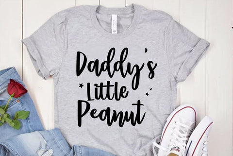 Daddys little peanut, Father's Day Dad SVG Design, Father's Day T-shirt SVG FiveStarCrafting 