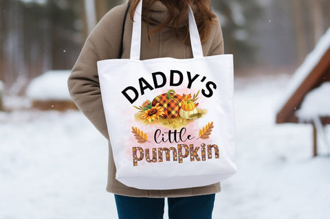 Daddys little pumpkin PNG Design Sublimation Designangry 