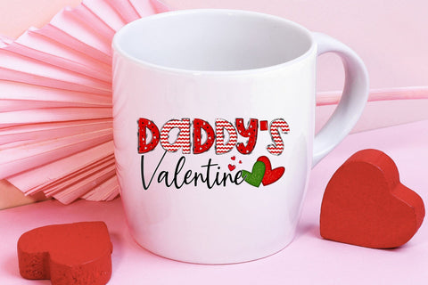 Daddy's Valentine - Valentine's Day Sublimation Sublimation CraftLabSVG 