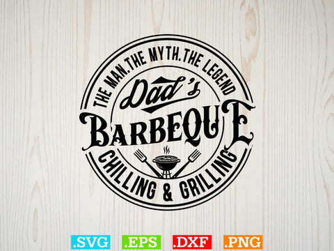 Dad's Barbeque Shirt , Bbq Clipart, Grilling Clipart, Food Svg SVG Creativeart88 
