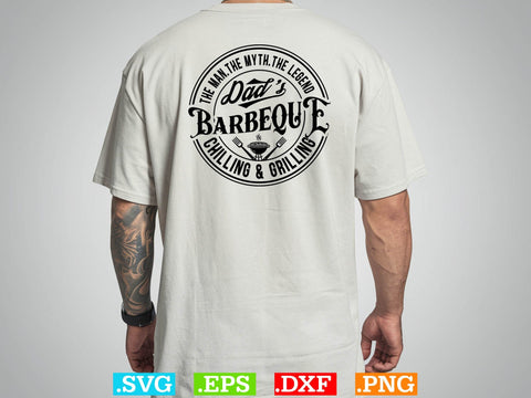 Dad's Barbeque Shirt , Bbq Clipart, Grilling Clipart, Food Svg SVG Creativeart88 