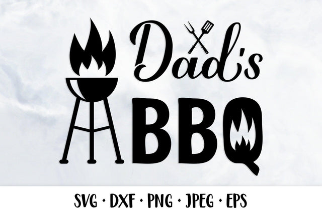 Dad’s BBQ SVG. Grill quote. Funny barbeque shirt design SVG LaBelezoka 