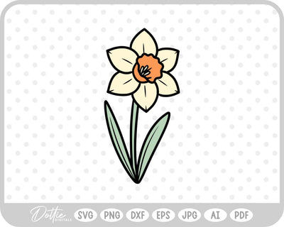 Daffodil SVG DottieDigitals 