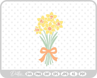 Daffodil SVG DottieDigitals 