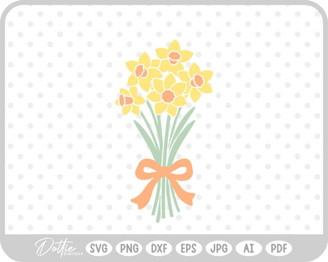 Daffodil SVG DottieDigitals 