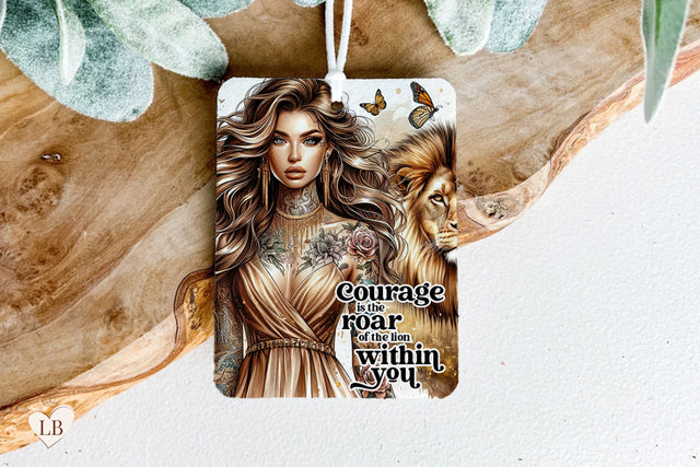 Daily Affirmation Air Freshener - Car Air Freshie PNG Sublimation BijouBay 