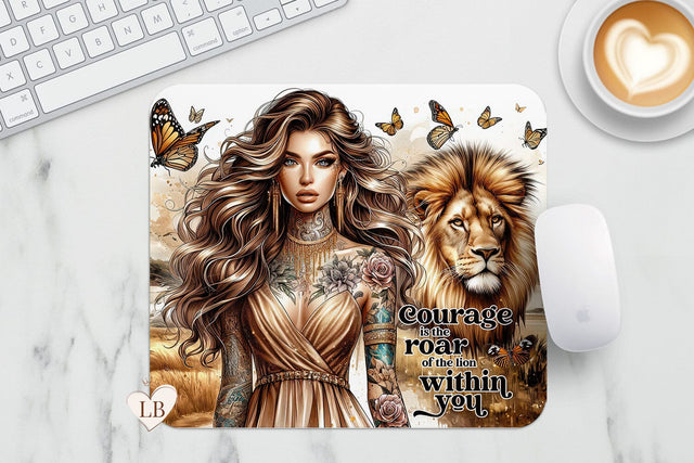 Daily Affirmation Mouse Pad PNG - Inspirational Quote Design Sublimation BijouBay 