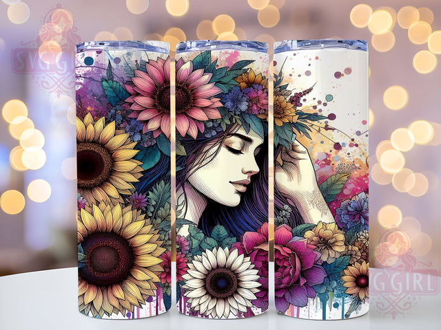 Daily Affirmations 20oz Tumbler Wrap Sublimation Design, Straight Tapered Tumbler Wrap, Snarky Funny Tumbler Png, Instant Digital Download Sublimation SvggirlplusArt 
