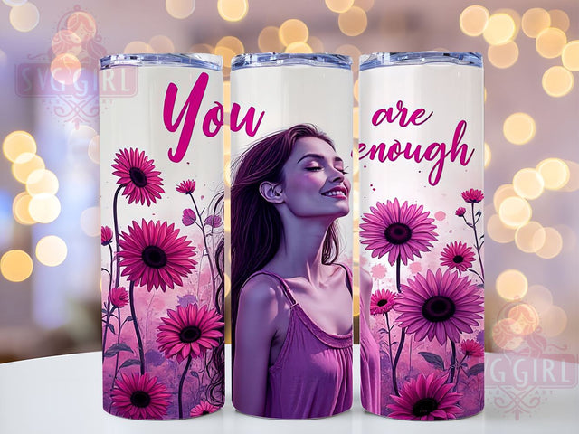 Daily Affirmations 20oz Tumbler Wrap Sublimation Design, Straight Tapered Tumbler Wrap, Snarky Funny Tumbler Png, Instant Digital Download Sublimation SvggirlplusArt 