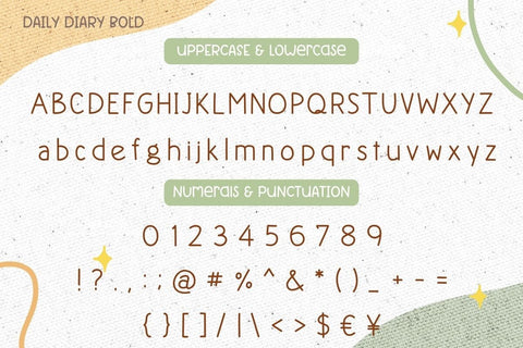 Daily Diary – Handwritten Font Font AnningArts Design 