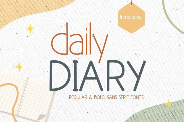 Daily Diary – Handwritten Font Font AnningArts Design 
