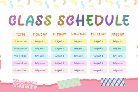 Daily School Font Prasetya Letter 