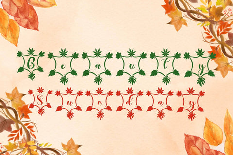 Dainty Autumn Font Prasetya Letter 