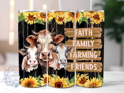Dairy Cow 20 oz Skinny Tumbler Sublimation Design, Rustic Country Cow Tumbler Png, Straight & Tapered Tumbler Wrap, Instant Digital Download Sublimation ToriDesigns 