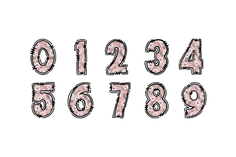 Daisy Alphabet PNG Sublimation BijouBay 