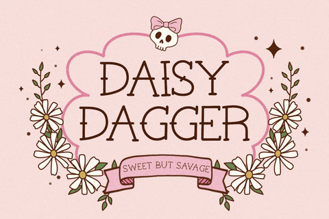 Daisy Dagger Serif Font Font Beck McCormick 
