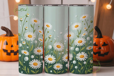 Daisy Delight 20oz Tumbler Wrap Sublimation PixelChick 