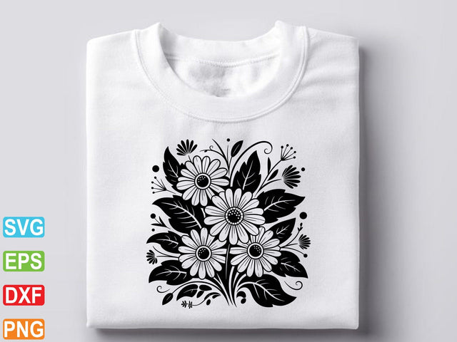 Daisy Floral Svg, Daisy Svg Cricut, Daisy Cut File SVG Creativeart88 