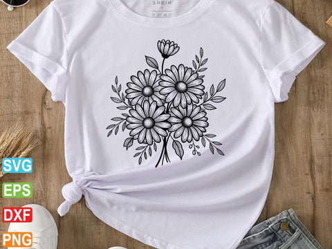 Daisy Floral Svg, Daisy Svg Cricut, Daisy Cut File SVG Creativeart88 