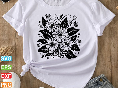 Daisy Floral Svg, Daisy Svg Cricut, Daisy Cut File SVG Creativeart88 