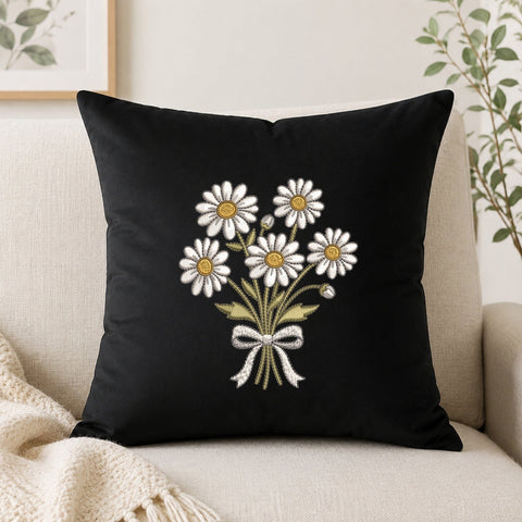 Daisy Flower Bouquet Machine Embroidery Design PES DST Stitch Pattern Files Embroidery/Applique DESIGNS PatternFeed8 