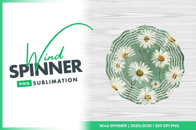 Daisy Flower Pattern on Teal Green Background with White Petals and Yellow Centers Sublimation Regulrcrative 